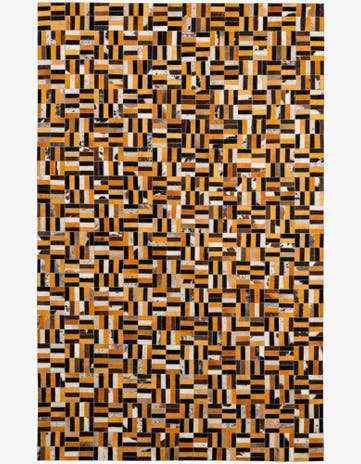 5' x 7' 11 Cowhide - Patchwork Rug