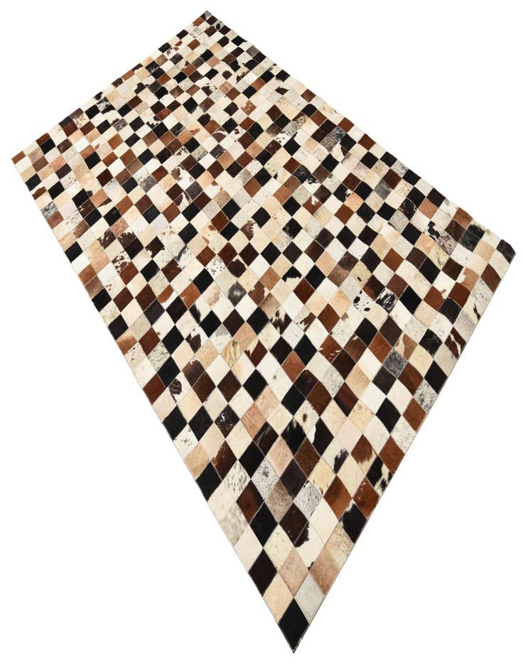 Detail image of 5' x 8' Cowhide Leather Rug
