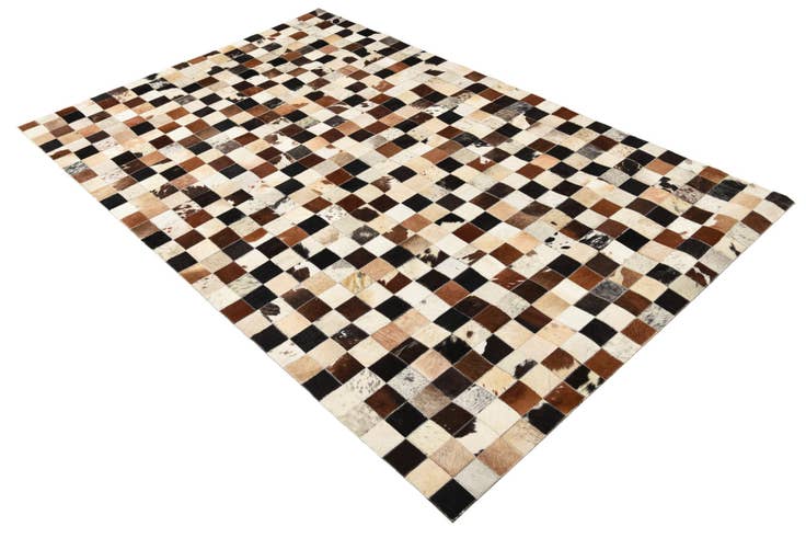 Detail image of 5' x 8' Cowhide Leather Rug