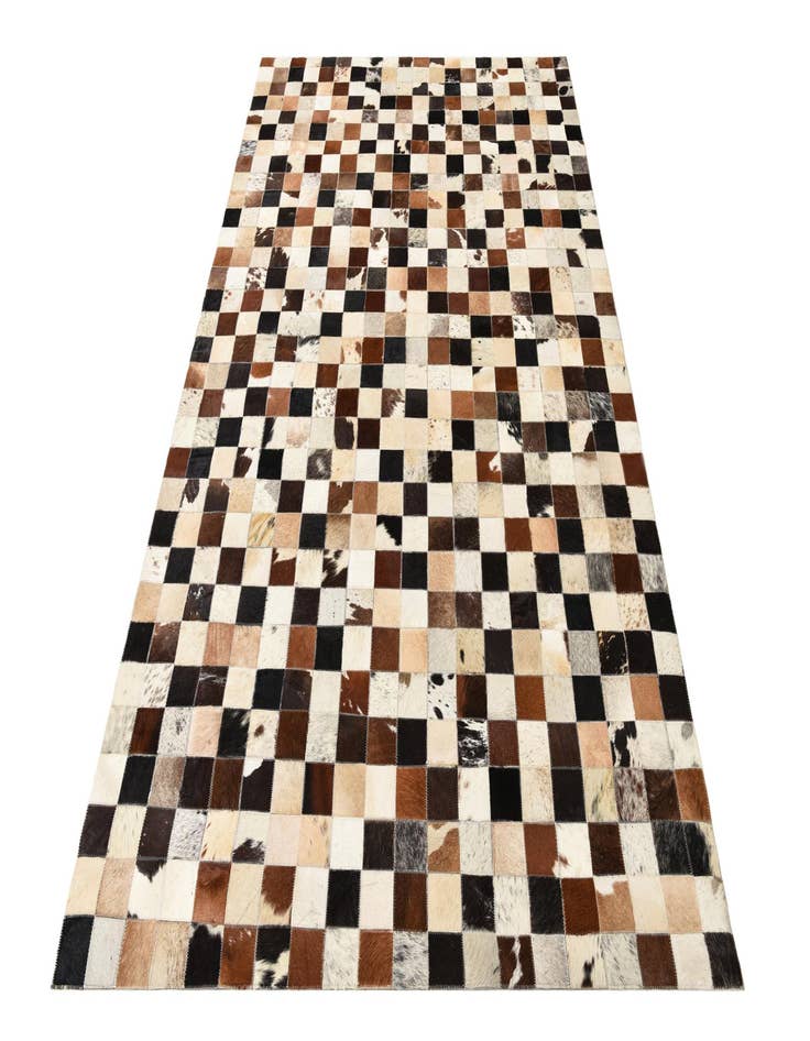 Detail image of 5' x 8' Cowhide Leather Rug