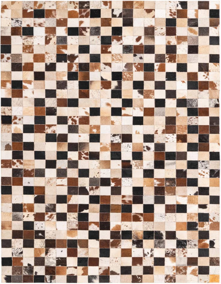 Detail image of 5' x 8' Cowhide Leather Rug