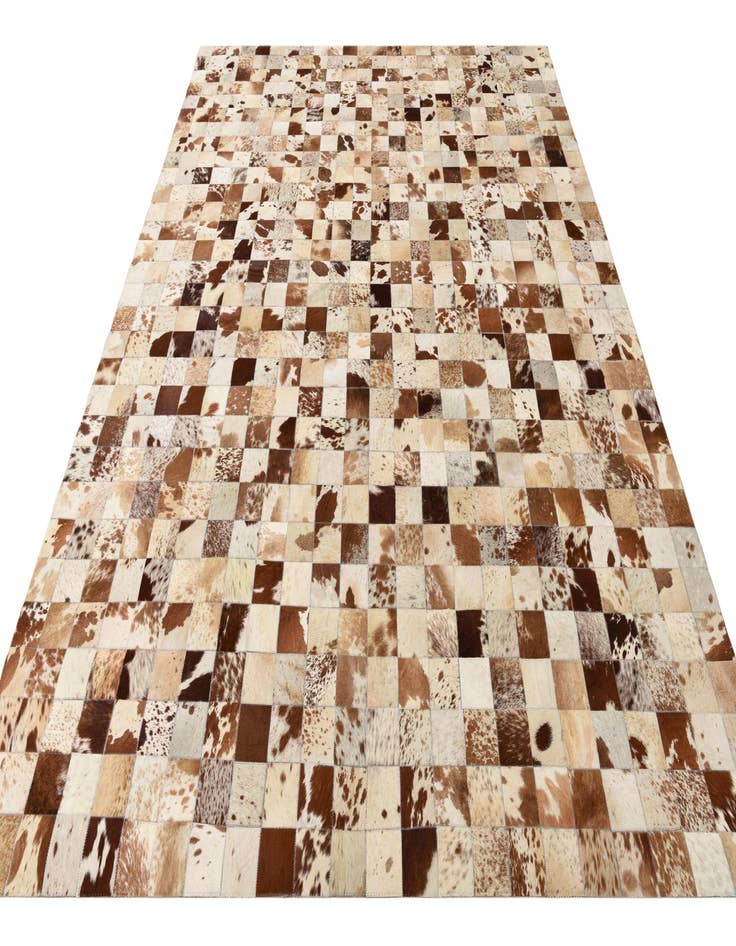 Detail image of 8' x 10' Cowhide Leather Rug