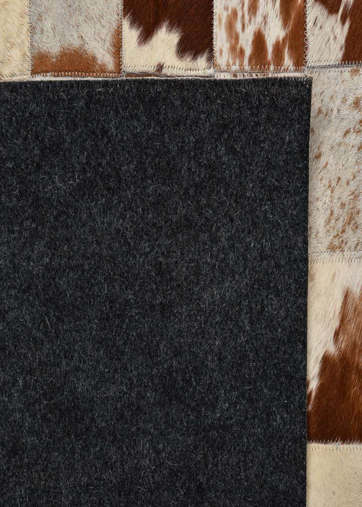 8' x 10' Cowhide Leather Rug