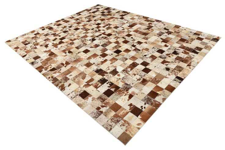 Detail image of 8' x 10' Cowhide Leather Rug