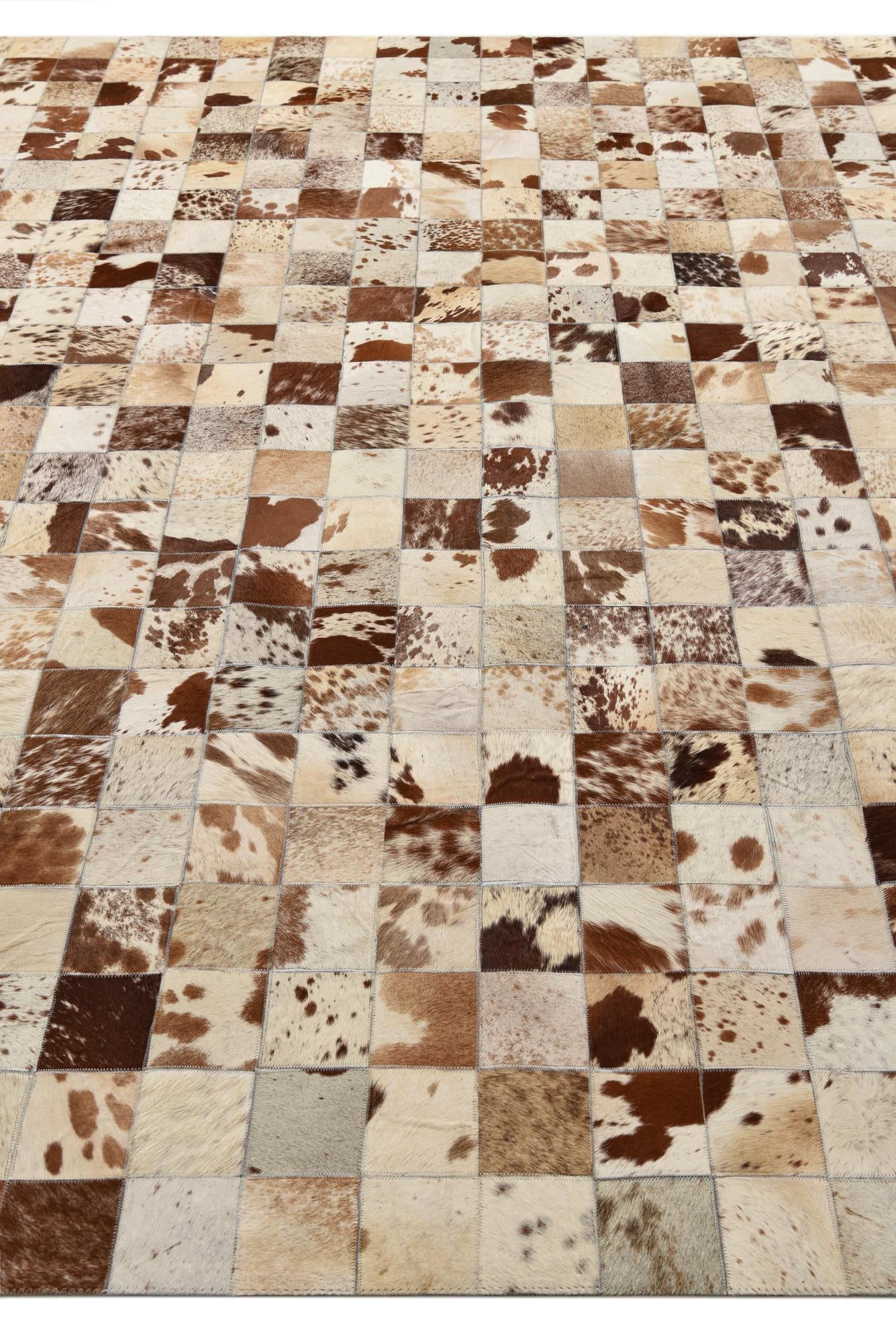 8' x 10' Cowhide Leather Rug