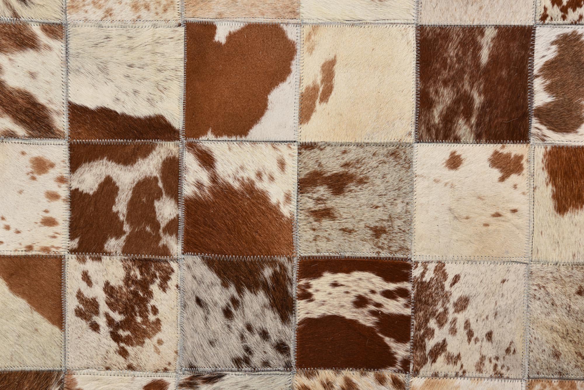 8' x 10' Cowhide Leather Rug