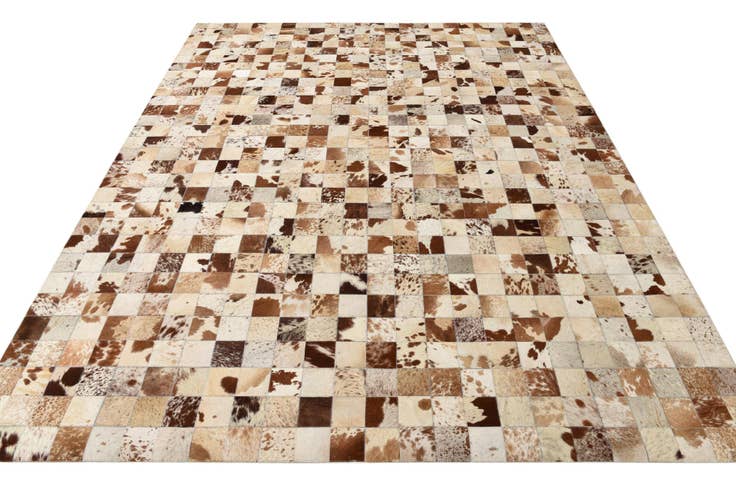 Detailansicht von 245cm x 305cm Cowhide Leather Teppich