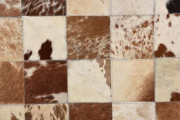 245cm x 305cm Cowhide Leather Teppich