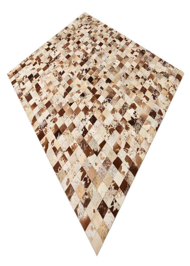 8' x 10' Cowhide Leather Rug