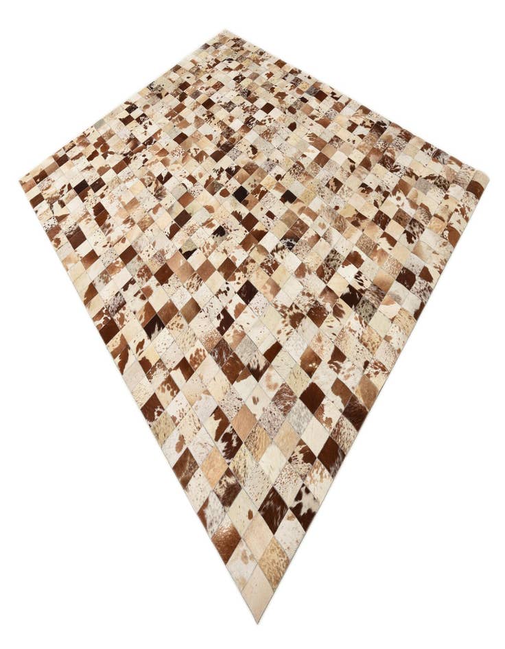 Detail image of 8' x 10' Cowhide Leather Rug