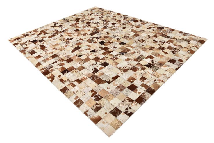 Detail image of 8' x 10' Cowhide Leather Rug