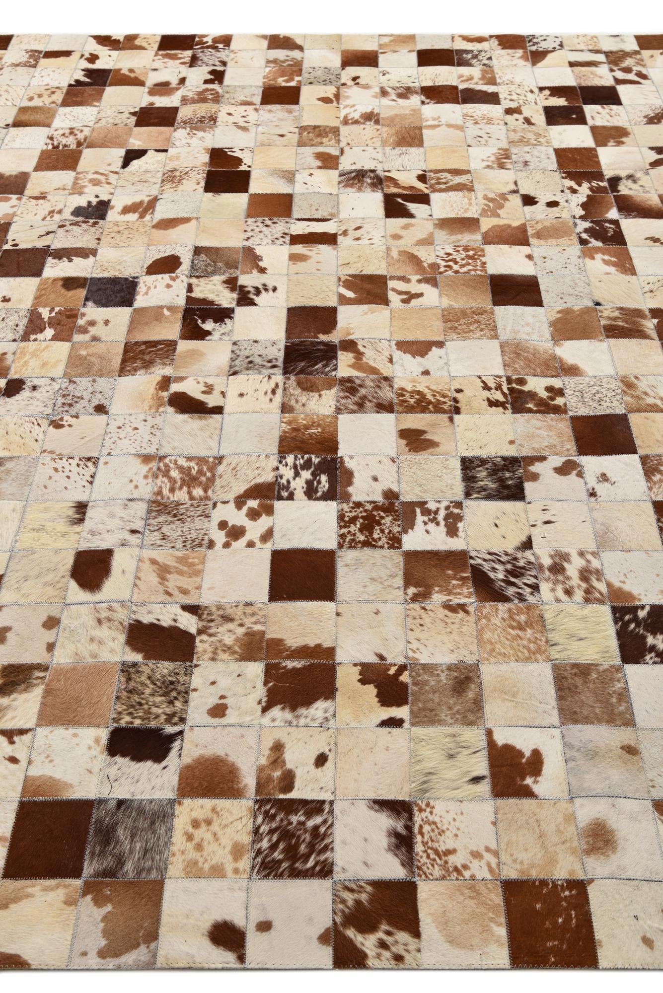 8' x 10' Cowhide Leather Rug