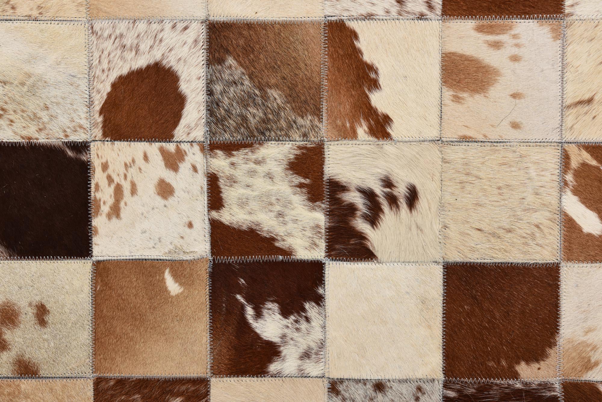 8' x 10' Cowhide Leather Rug