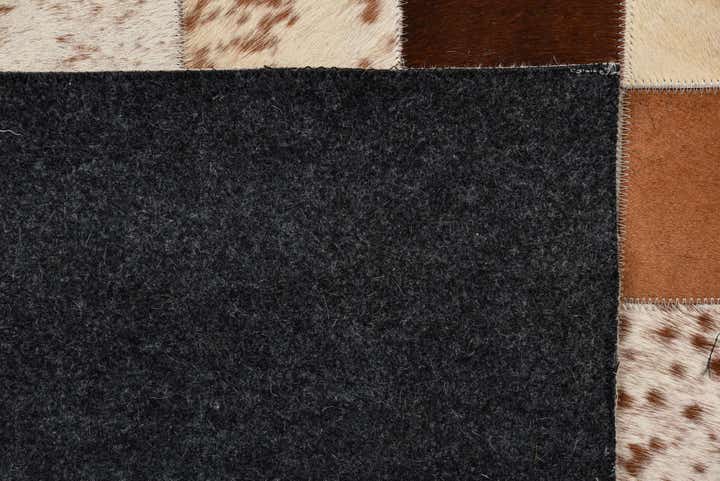 8' x 10' Cowhide Leather Rug