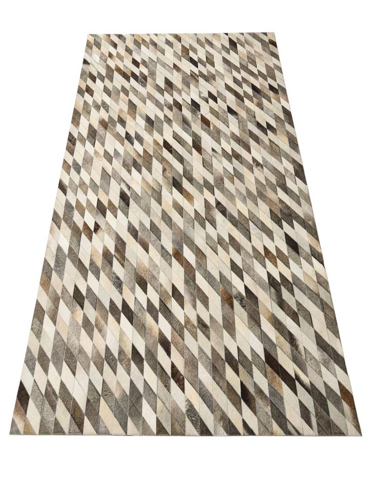 Detail image of 8' x 9' 10 Cowhide Leather Rug