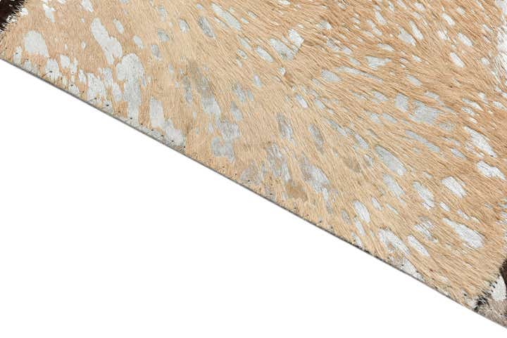 8' 1 x 10' 1 Cowhide Leather Rug