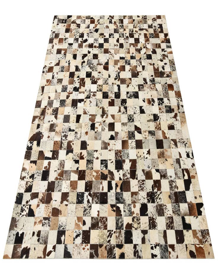 Detail image of 8' x 10' Cowhide Leather Rug