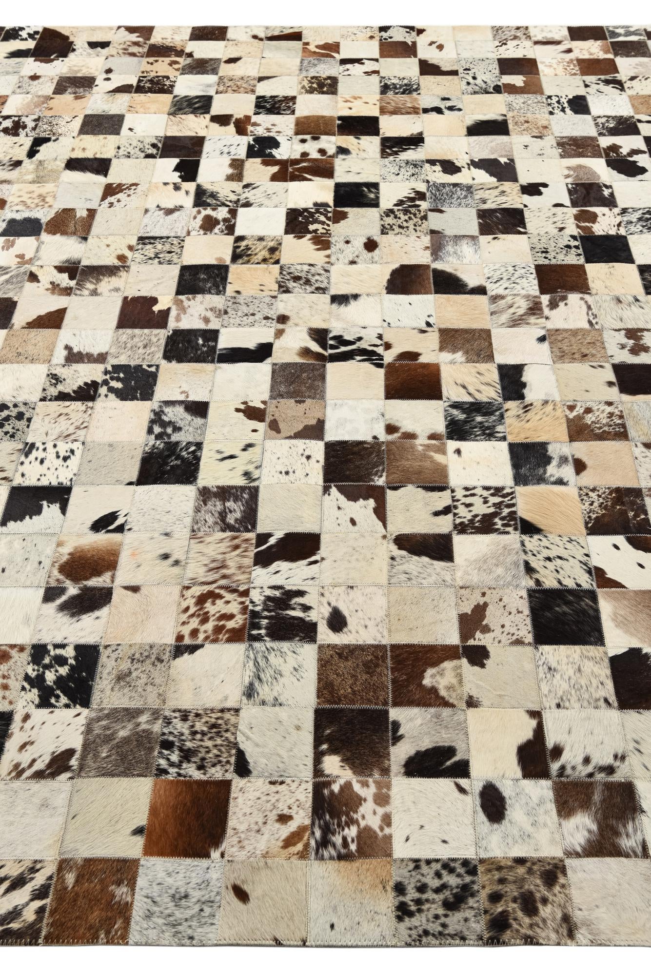 8' x 10' Cowhide Leather Rug