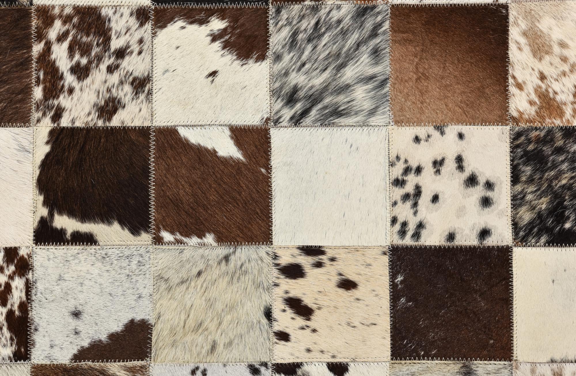 8' x 10' Cowhide Leather Rug