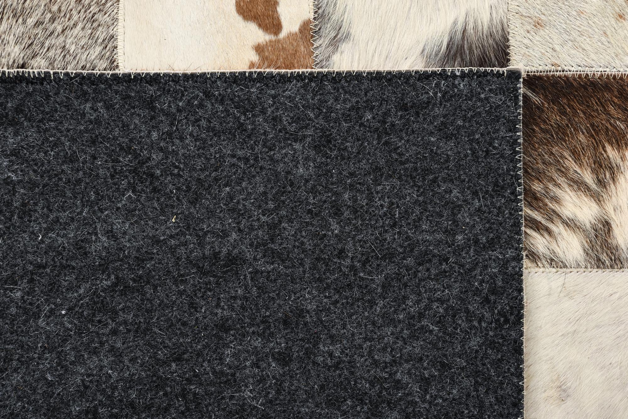 8' x 10' Cowhide Leather Rug