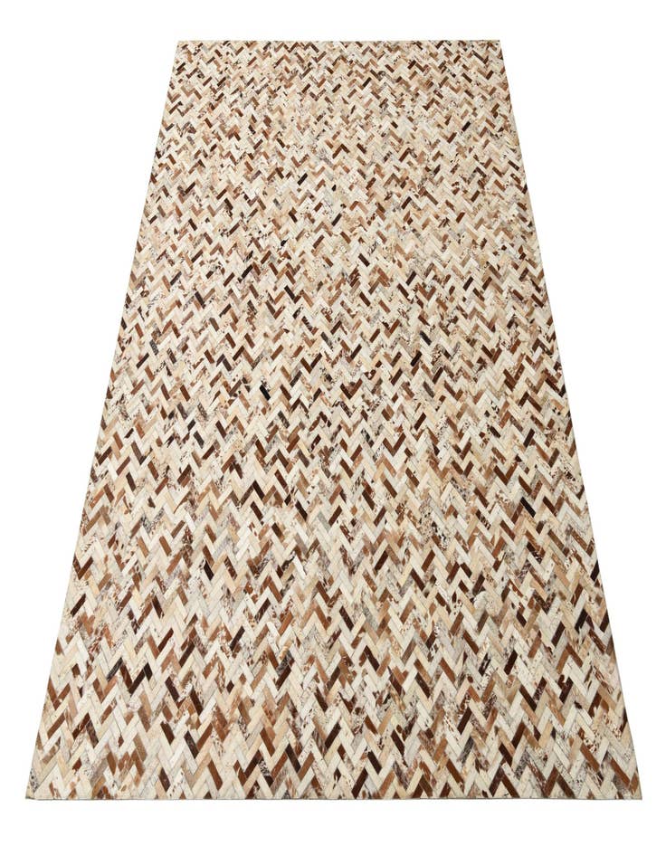 Detail image of 8' 3 x 10' Cowhide Leather Rug