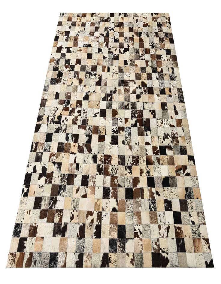 Detail image of 8' x 10' Cowhide Leather Rug
