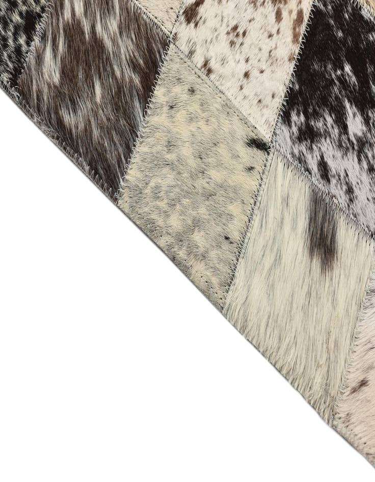 Detail image of 8' x 10' Cowhide Leather Rug
