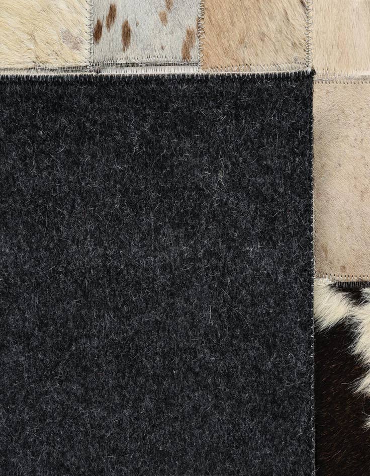 Detail image of 8' x 10' Cowhide Leather Rug