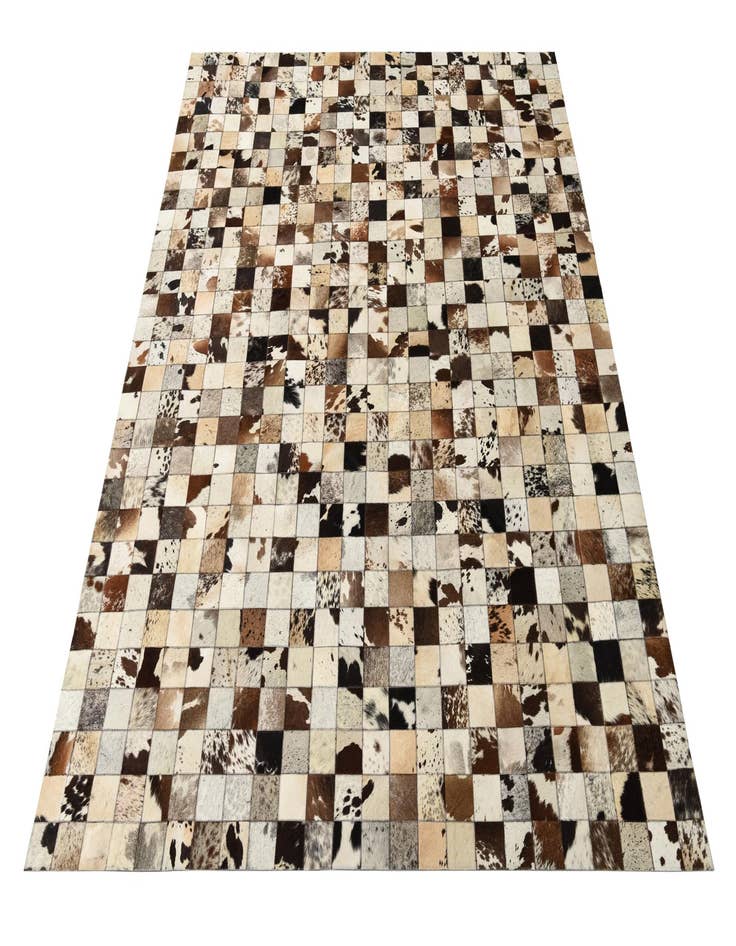 Detail image of 8' x 10' Cowhide Leather Rug