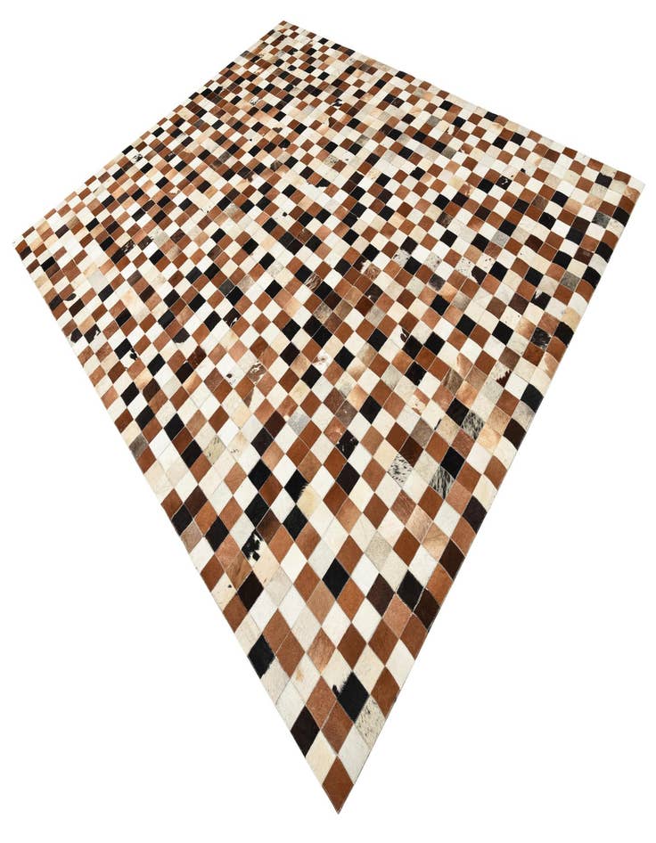 Detail image of 8' x 10' Cowhide Leather Rug