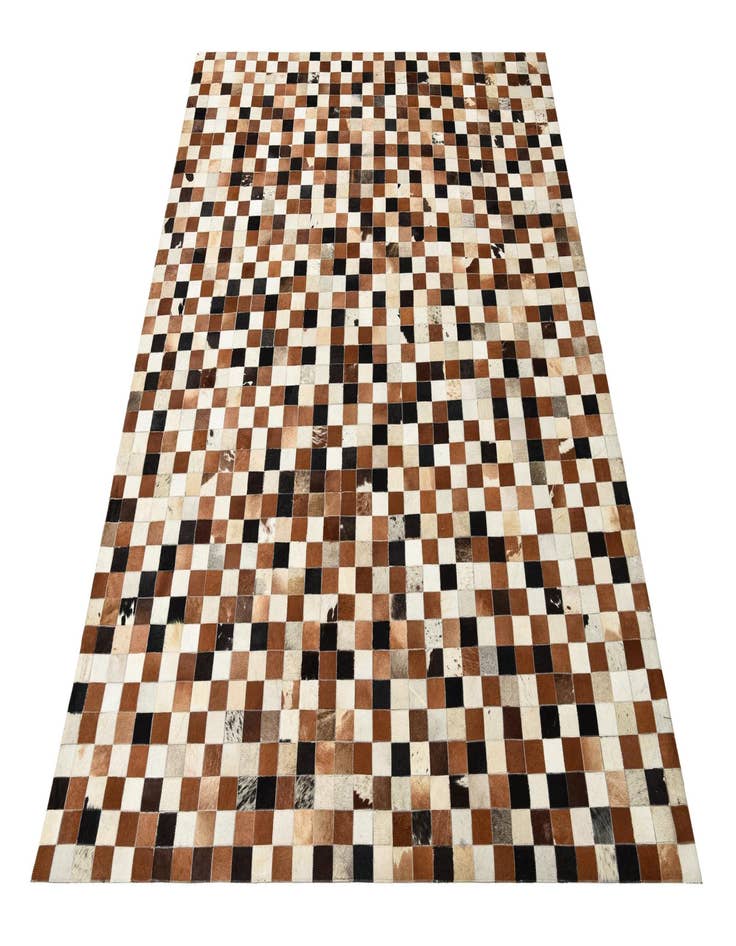 Detail image of 8' x 10' Cowhide Leather Rug