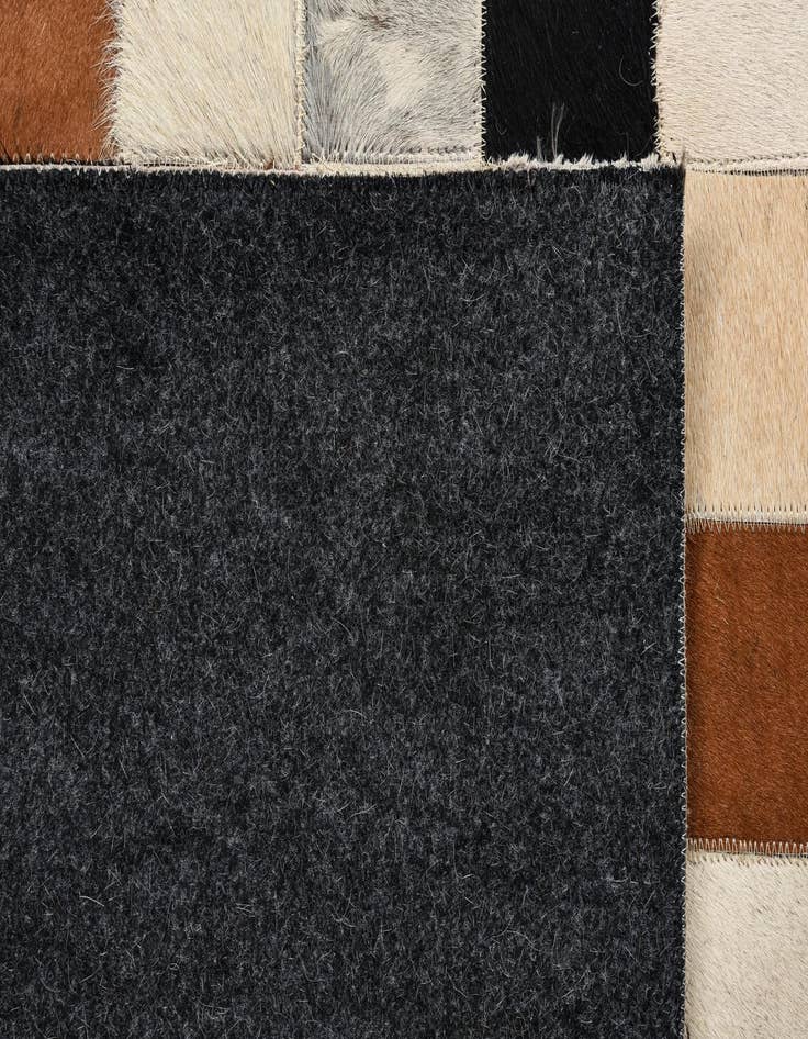 Detail image of 8' x 10' Cowhide Leather Rug