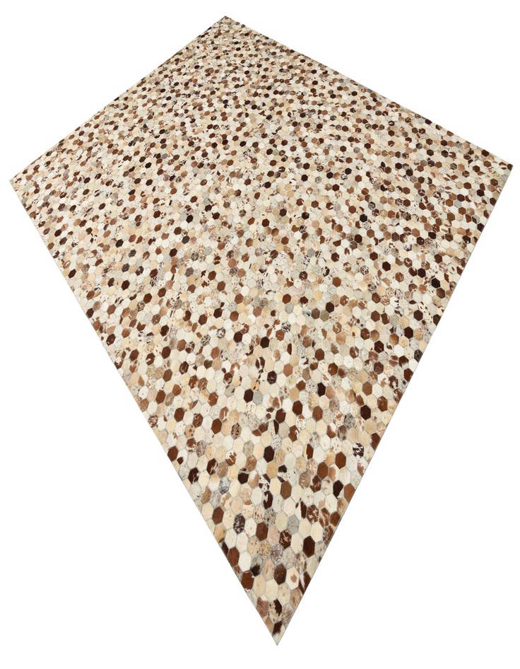 Detail image of 8' x 10' Cowhide Leather Rug