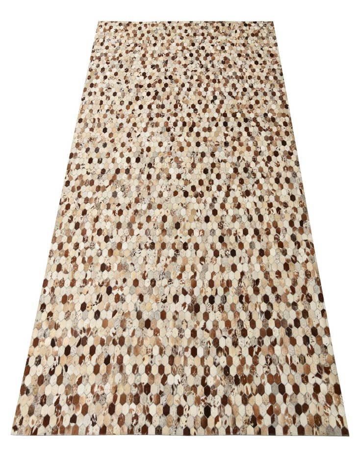 Detail image of 8' x 10' Cowhide Leather Rug