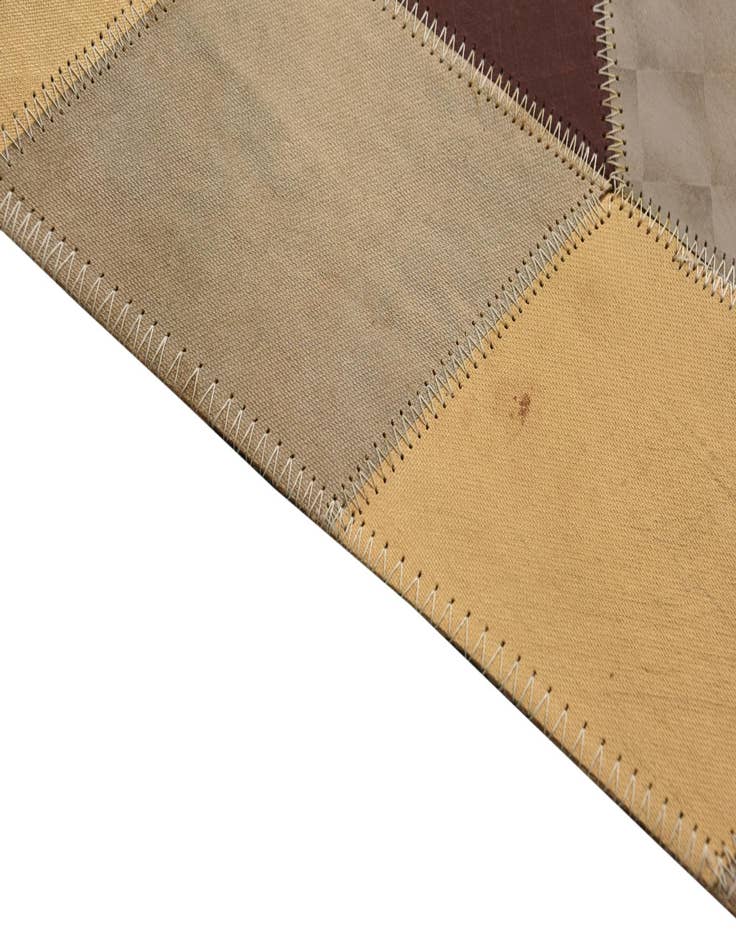 Detail image of 2' x 3' Cowhide Leather Rug
