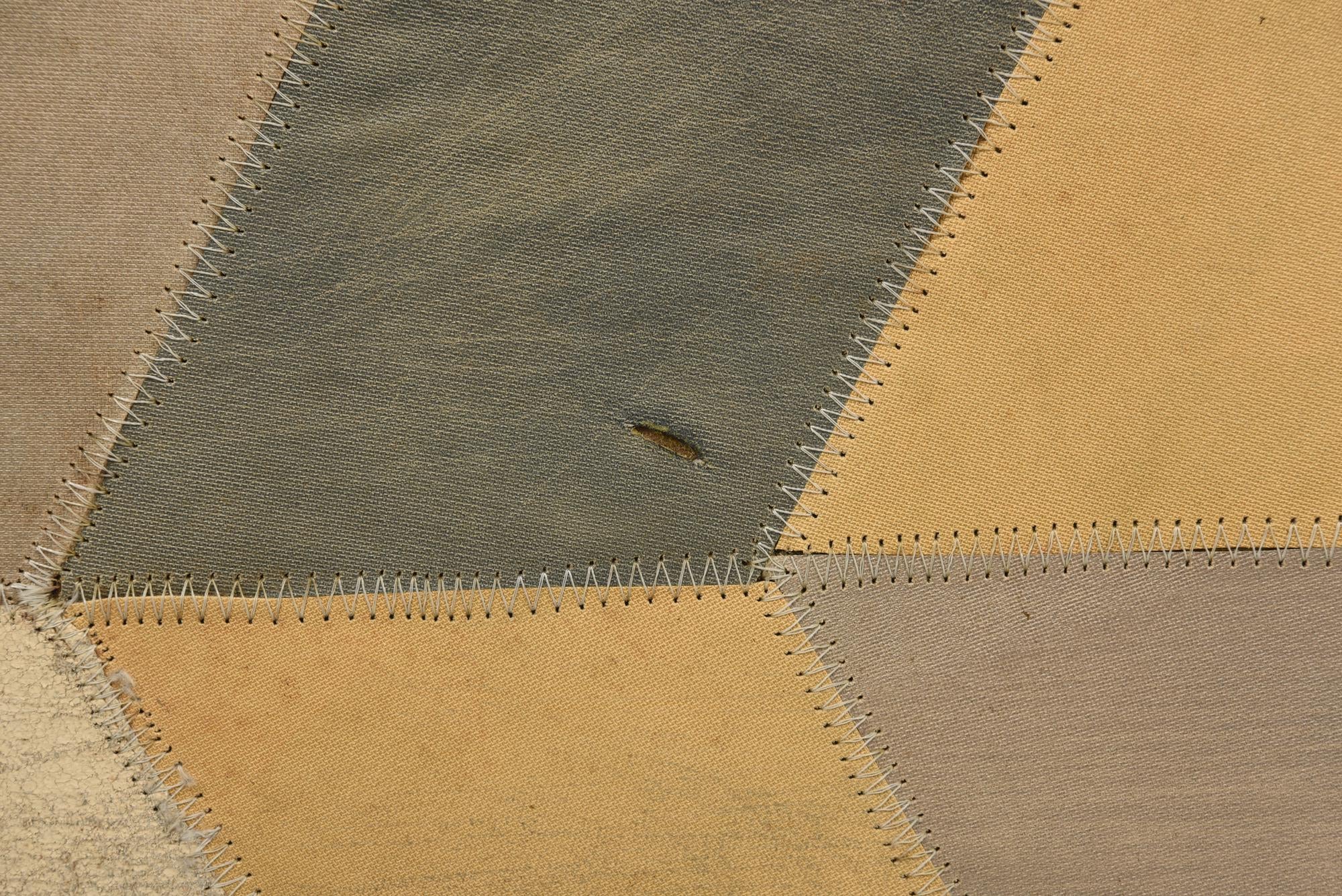 2' x 3' Cowhide Leather Rug