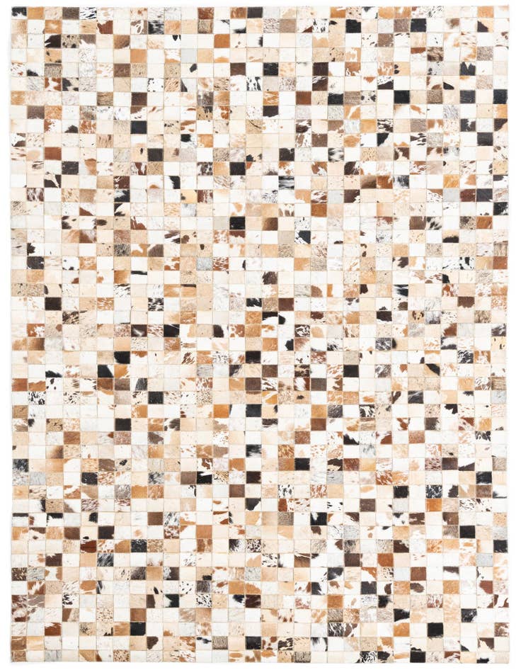 Detail image of 5' x 8' Cowhide Leather Rug