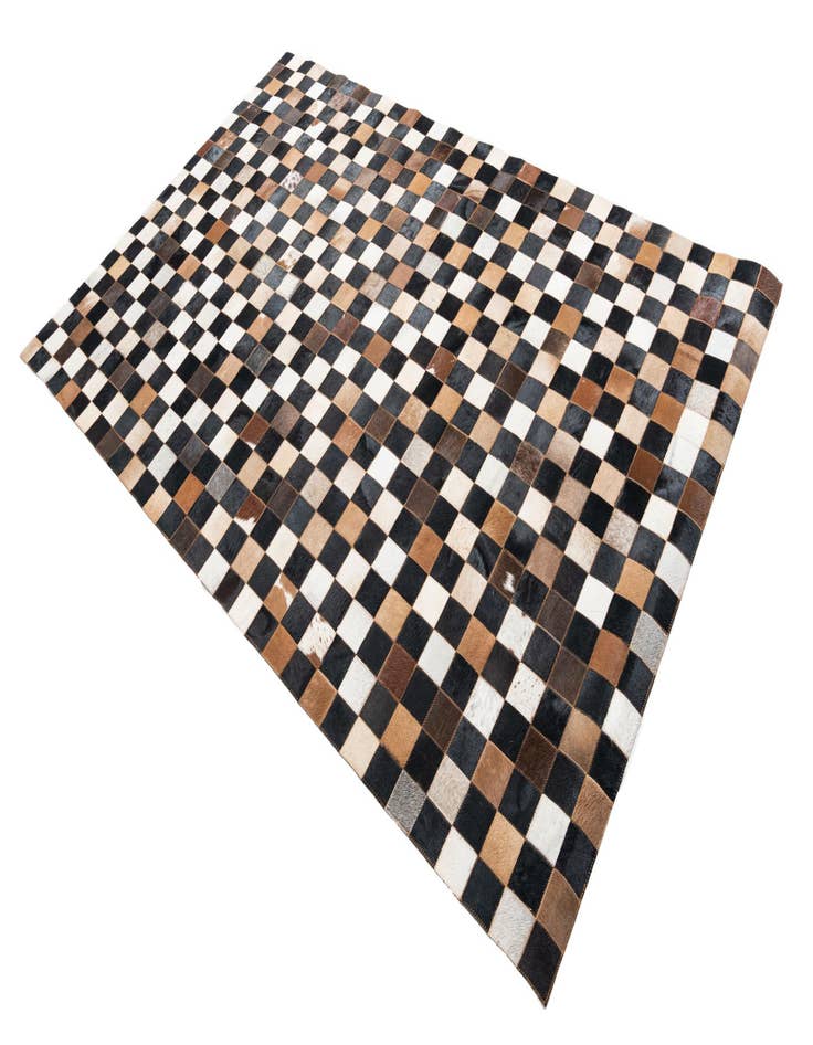 Detail image of 5' x 8' Cowhide Leather Rug