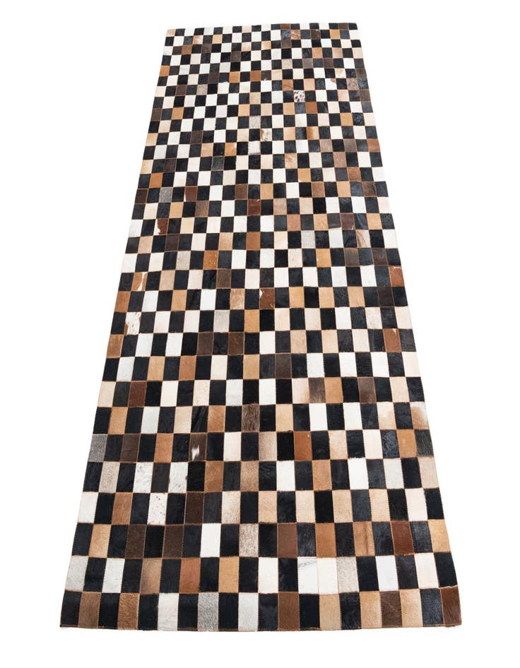 Detail image of 5' x 8' Cowhide Leather Rug