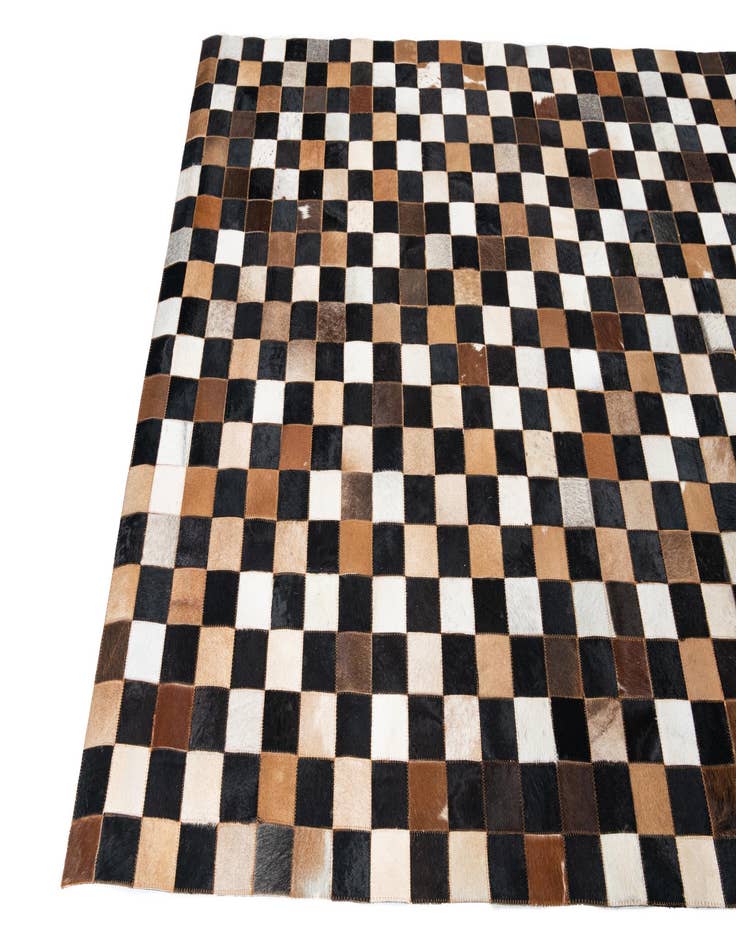 Detail image of 5' x 8' Cowhide Leather Rug