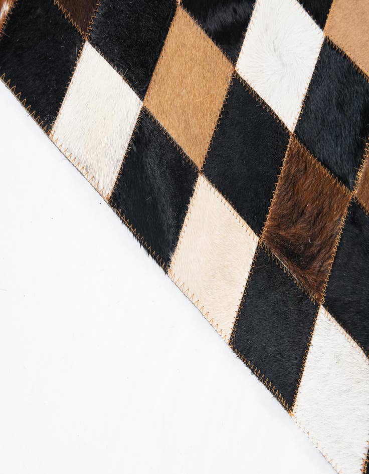 Detail image of 5' x 8' Cowhide Leather Rug