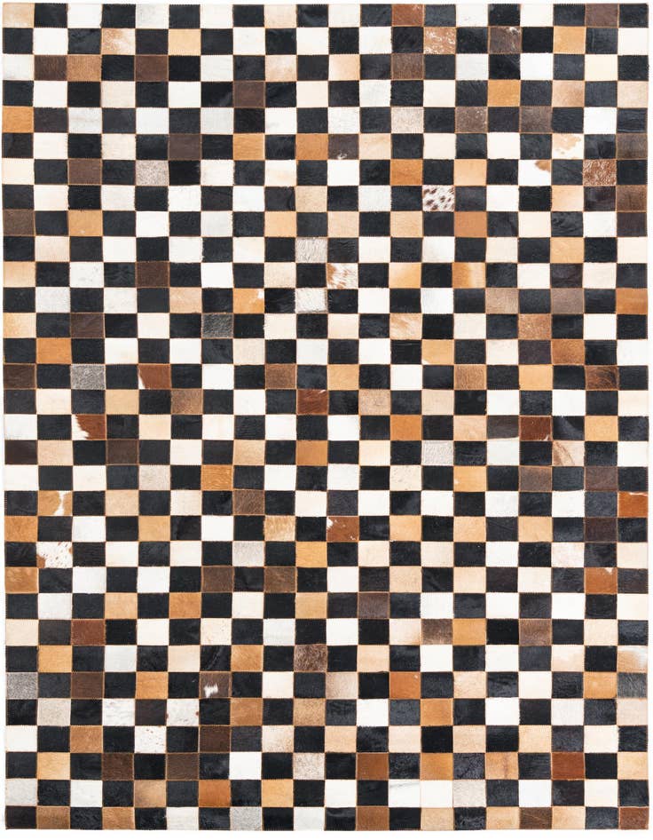 Detail image of 5' x 8' Cowhide Leather Rug