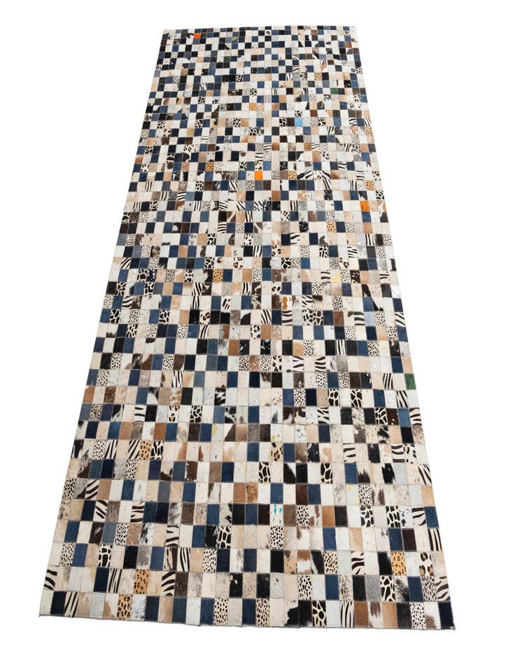 Detail image of 5' x 8' Cowhide Leather Rug