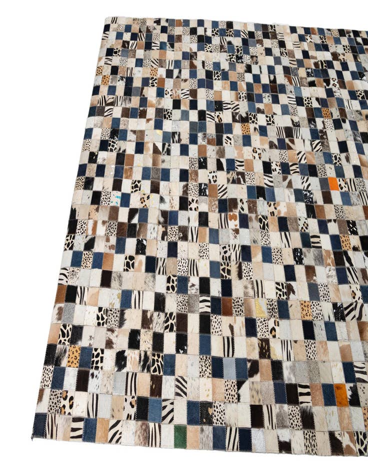 Detail image of 5' x 8' Cowhide Leather Rug