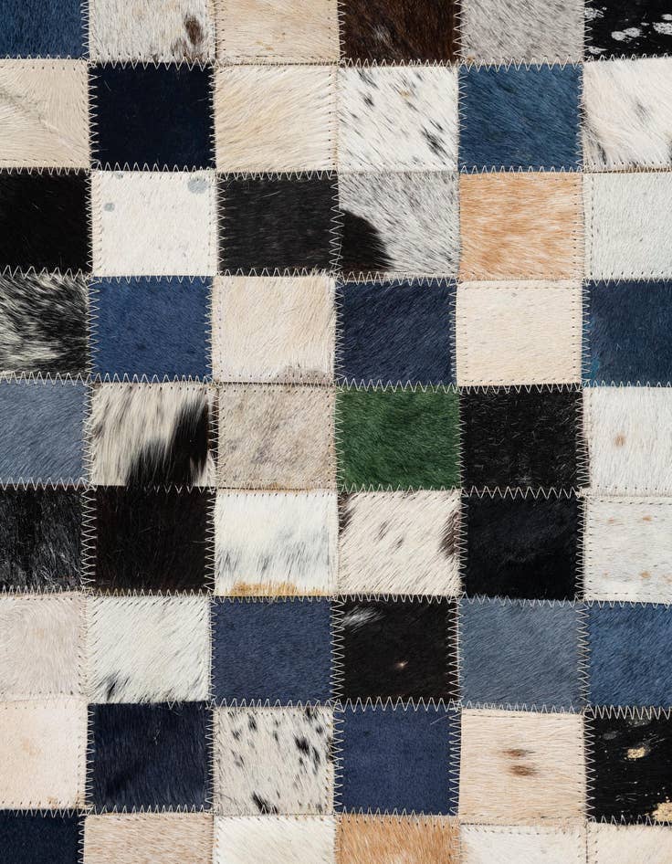 Detail image of 5' x 8' Cowhide Leather Rug