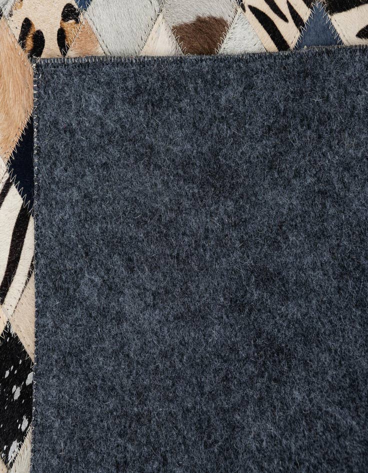 Detail image of 5' x 8' Cowhide Leather Rug