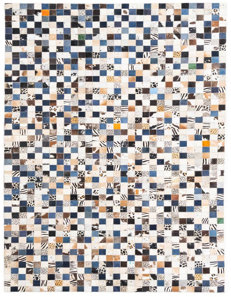 Detail image of 5' x 8' Cowhide Leather Rug