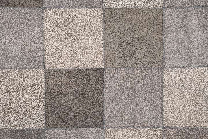 5' x 7' 9 Cowhide Leather Rug