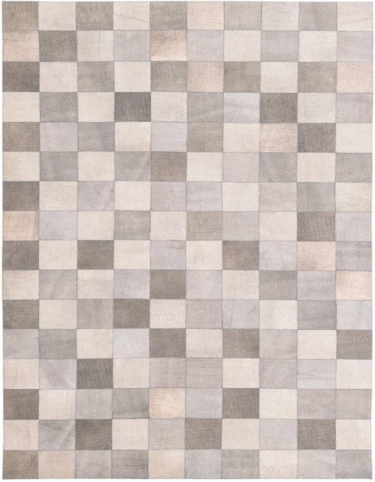 Detail image of 5' x 7' 9 Cowhide Leather Rug