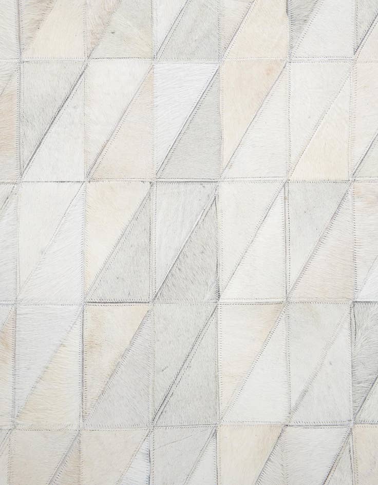 Detail image of 5' x 7' 10 Cowhide Leather Rug